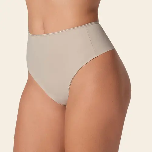 Women's Leonisa PowerThong Seamless Shapewear Panty - Basic, Comfortable, Breathable Fabric, Tummy Control, Invisible Design for Everyday Wear