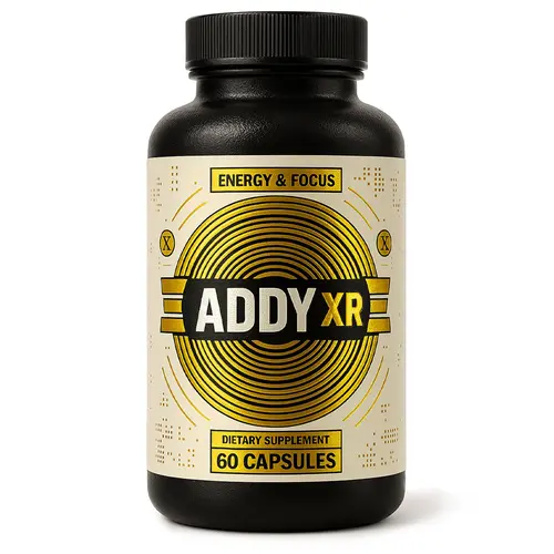 ADDY XR, Adderall Alternative, Best Natural Energy Supplement for Focus & Memory, Premium Brain Booster & Energy Management Vitamins  Focus & Energy Supplement for Men & Women High End Cognitive Support 60 Day Supply Healthcare Fitness