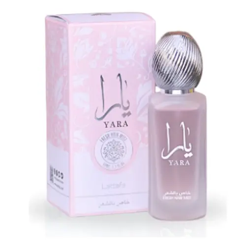 Lattafa YARA Fresh Hair Mist - 50ML (1.7 OZ) Portable Elegant Perfume Mist, Daily Wear Perfumes, Girly Women's Fragrance for Women, Ideal for Everyday Use