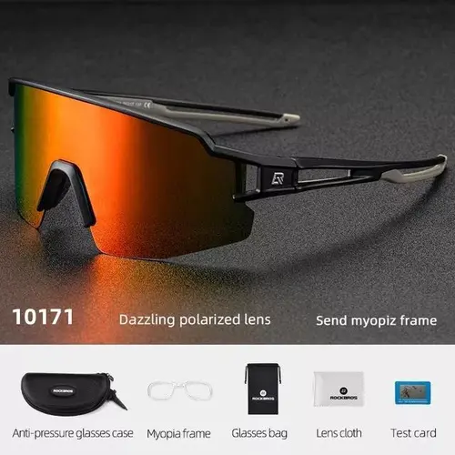 ROCKBROS Windproof Cycling Polarizing Sunglasses anti UV400 Dazzle Colorreal Film Lenses Outdoor Sports Sunglasses,Running Eye wear,Fashion Goggles For Unisex