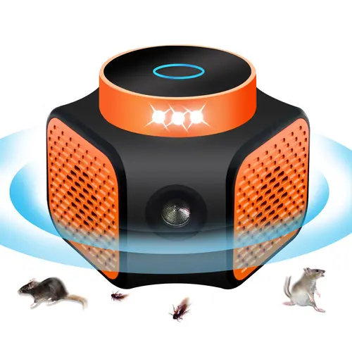 360° Rodent Repellent Ultrasonic Pest Repeller,  KALLODEAR 4 Modes Mouse Repellent, Mice Repellent Plug-ins, Rodent Squirrels Repellent Indoor Ultrasonic Pest Repeller Mouse Deterrent Rat Control for Home garege