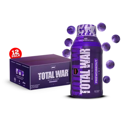 TOTAL WAR Ready To Drink Preworkout [12 Pack]