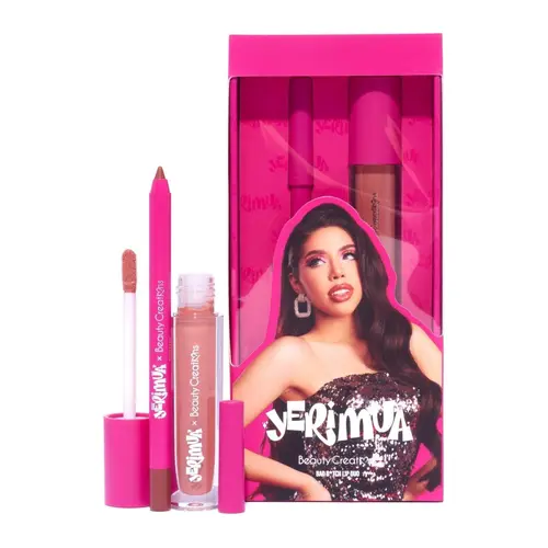 YeriMua Baddie Makeup Lip Duo - Caramel Gel Lipgloss, Glossy Beauty Products for Makeup Enthusiasts, Duo Set