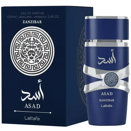 Lattafa Asad Zanzibar for Men Eau de Parfum Spray 3.4 Ounce Fragrance Perfume
