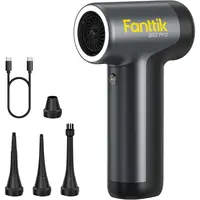 Fanttik B10 Pro/B10 Pro Max/B11 Apex Electric Air Duster, 110000RPM Brushless Motor, Compressed Air Duster, Mini Blower with One-tap Booster, 3 Gears Adjustable, Electric Duster for PC, Keyboard, Electronics and Workbench SummerWins,father'sdaygifts