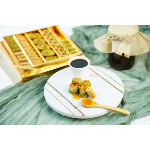 Zaitoune Sweets Baklava With Honey 500g - Middle Eastern Nut Baklava Dessert Box