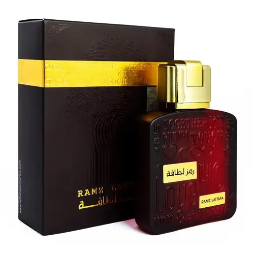 Lattafa RAMZ GOLD EDP Ultra-Luxe Strong Multi-Scent Men's Fragrance - Premium 3.4 fl oz (100ml) Cologne with Aromatic Citrus, Floral Woody, Fruity Floral Notes, Long-Lasting Scents