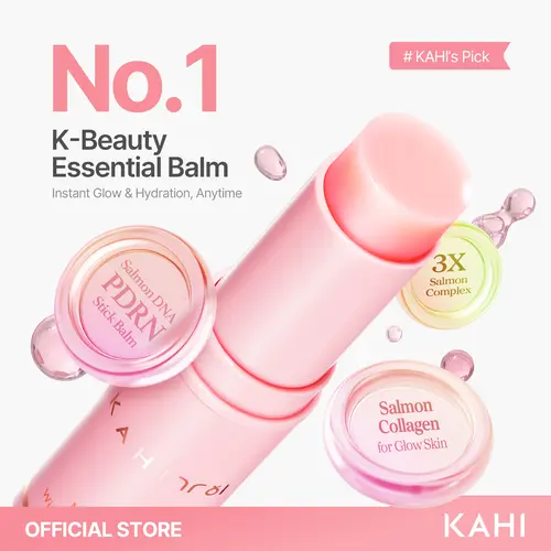 KAHI Multi Balm Stick - PDRN Collagen Wrinkle Stick & Hydrating Multi-Use Balm for Face Lips & Neck Anti-Aging Radiance Booster with Salmon Collagen Jeju Fermented Oil & PDRN Skin Repair Moisturizing Hydrate Nourishing