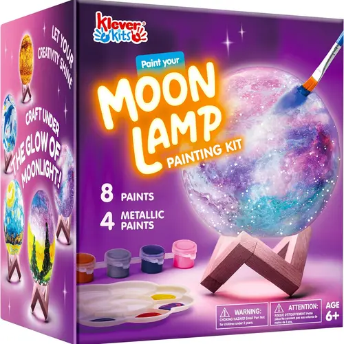 2025 Toys for Kids 3D Moon Night Light, DIY Your Own Moon Lamp Kit Galaxy Lamp Arts and Crafts Kit, School Activities, Birthday Gifts for Kids Girls Boys Kids Outdoor Play teen girl gifts