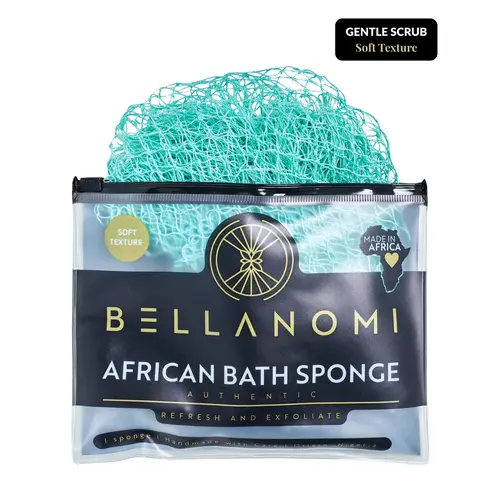 African Exfoliating Net Sponge Authentic Ethically Sourced from Nigeria for Sensitive Skin