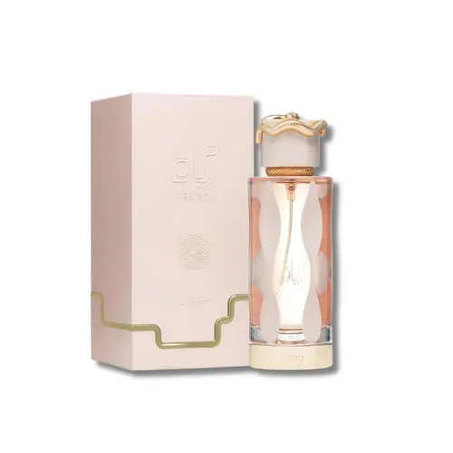 Lattafa Teriaq Women's Perfume Spray, 3.4 oz (3-3.9 fl oz) - Long-Lasting Gourmand Scent for Adults, All-Season Fragrance with Honey, Vanilla Scents & Caramel Notes, Sweet Blend, Sweet + Musky Mix, Alluring Aura