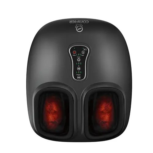 COMFIER Shiatsu Foot Massager with Heat, Vibration,Rolling Compression Feet Massager Machine for Plantar Fasciitis,Neuropathy Pain,Gifts for Her,Him Fits Size up to 13“ Multiple Modes,back to school,back to school haul