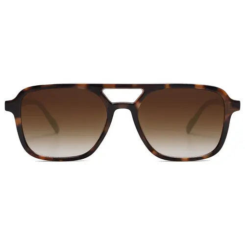 SOJOS Retro Rectangle Aviator Sunglasses for Womens Mens Trendy Shades Sun Glasses
