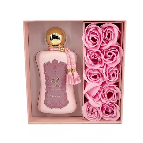 Afnan Zimaya Fatima Pink Women's Floral Musk Perfume, 3.4 fl oz Eau De Parfum Spray, Arabic Vanilla Rose Scent with Sweet Floral Hit & Musky Soft Allure, Long-Lasting Signature Fragrance