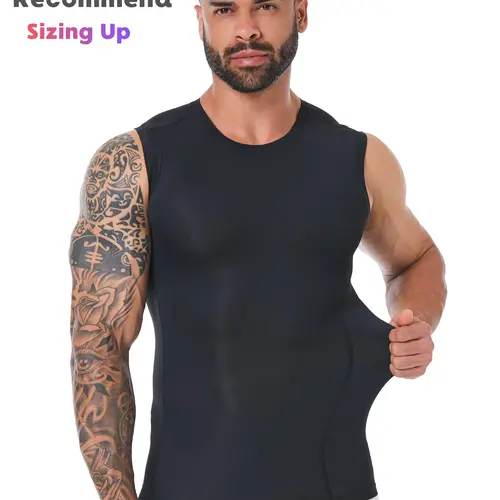 Men's Quick-Dry Tight-Fitting Tank Tops, Lightweight Breathable Solid Sports Vest for Running Fitness Workout, Casual Regular Length Top, Gym Tops for All Seasons, Casual Sporty Vest, Sleeveless Gym Clothing, Sleeveless Activewear