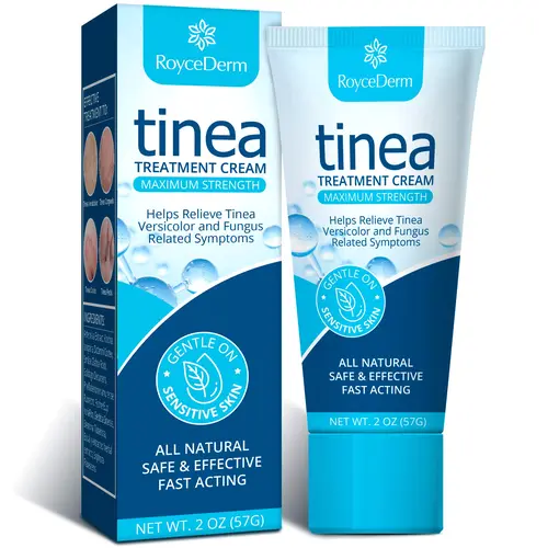 Roycederm Tinea Versicolor Relief Ointment Cream - Natural Fungal Infection Healing Remedies for Athlete's Foot, Hand & Foot Care for Adults