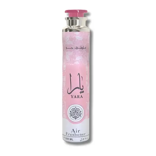 LATTAFA YARA Long-Lasting Air Freshener Bottle - 10fl.oz, 0-500ml Range, Chemical-Free Family-Safe Orange Rose Perfumed Diffuser, Aroma for Home, Aromatic Scents, Household Items, Apartment Accessories, 60-Month Shelf Life