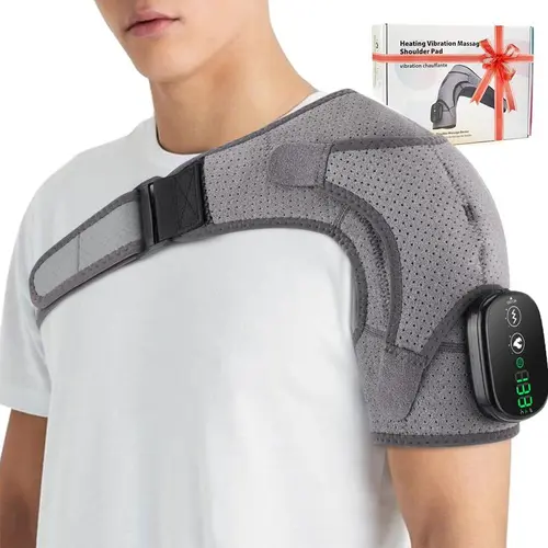 Electric Shoulder Heating Vibration Massager, Shoulder Massager for Neck, Fascia Relax for Neck Shoulder, Rotator cuff Body Care Products, Shoulder Protection Ideal Gifts