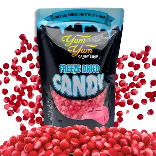 Cinnamon Hotties Freeze Dried Red Candy 6oz and 1lb Bags Sweet Snack Hot Yum Yum