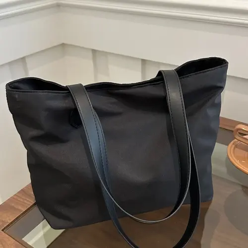 Solid Color Tote Bag, Casual Commuter Bag, Fashionable Casual for Women & Girls, Simple All-match Bag for Daily Life & Work, Fashionable Shopping Bag, Shopping Totes