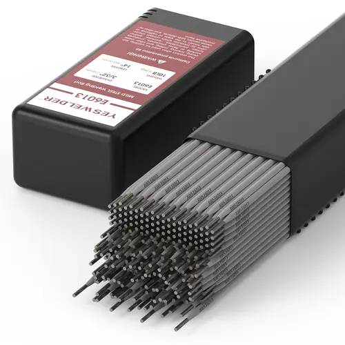 YESWELDER E6013 Mild Steel Welding Rods - 10LB Pack Welding Accessories for Duct Work, Ac or Dc Use, Self-Cleaning, with 1/8", 3/32", 5/32" Electrodes (Fits 14"/355.6mm Setups)