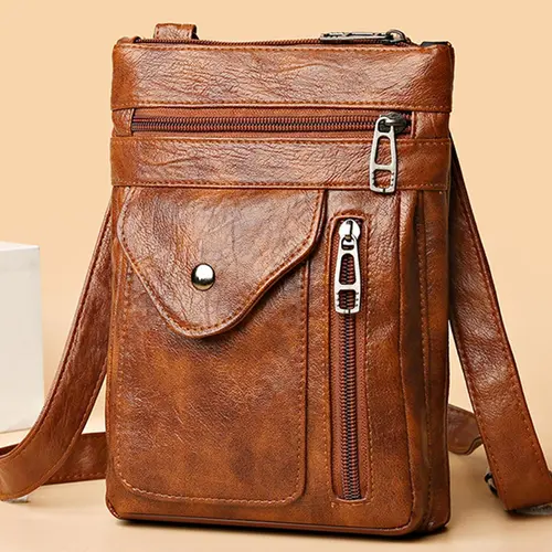 Women's Elegant Vintage Crossbody Shoulder Bag, Trendy Plain Color Crossbody Bag, Fashionable Crossbody Bag for Daily Use, Handbag Crossbody Bag, Cross Body Purse, Crossbody Shoulder Purses, Cross Body Bags