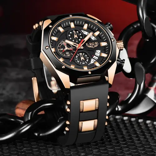 Men's Classic Business Fashion Waterproof Round Dial Analog Quartz Movement Watch, Quartz Analog Timepiece, Daily Clothing Decor, Birthday Gift with Box, Business Quartz Watches