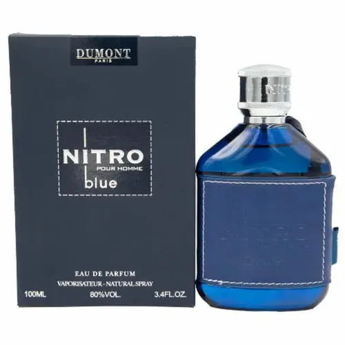 Dumont Nitro Blue For Men 3.4 Oz Eau De Parfum Spray