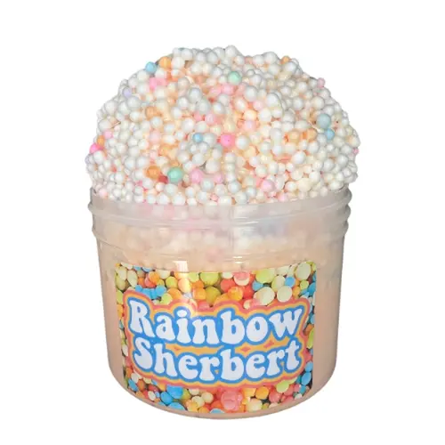 Rainbow Sherbert Scented Floam Bead DIY Bubble Popping Kit