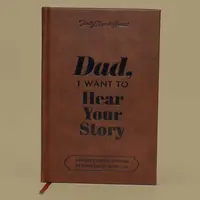 Dad, I Want to Hear Your Story Elegant  Heirloom Edition Memory Journal - Great Gift for Your Father