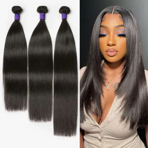 LUVME Bundles High-End Salon Upgraded 13A 100% Virgin Remi Human Hair Body Wave/Deep Wave/Silky Straight/Messy Curl/Burmese Curl