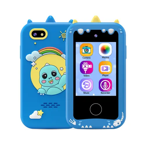 #backtoschool KOKODI Smartphone Toy for Kids, Birthday Gift Unicorn Toy, Touch Screen HD Dual Camera, Interactive phone toy, Travel Toy, Learning Educational Phone with 4GB SD Card, Birthday Gift, Kids Toys, Gifts, Digital, Silicone