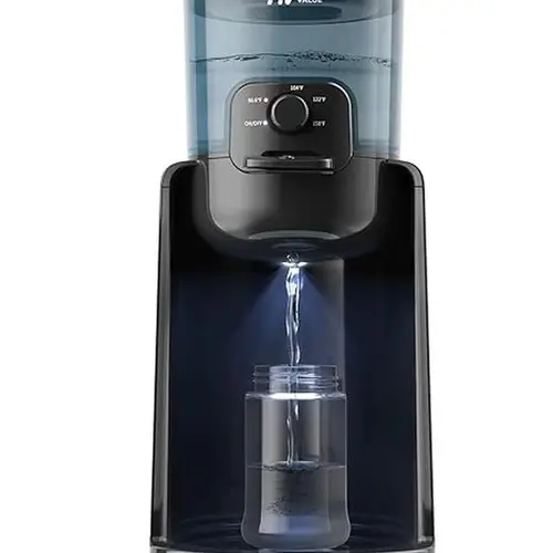 HEYVALUE Water Warmer,  Baby Bottle Warmer, Formula Maker with Night Light, 4 Temperature Control & 72H Keep Warm, Detachable Tank, Instantly Dispenses Warm Water, Feed Baby More Easier and Healthier, Mom's Best Choice