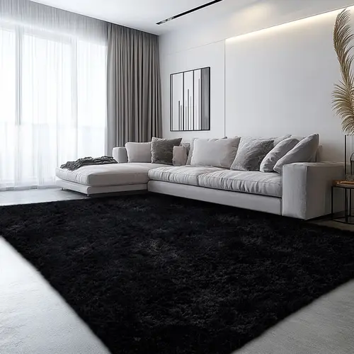 TABAYON Fluffy Shaggy Tie-Dye Area Rug - Non-Slip, Modern Furry Soft Contemporary Rug for Living Room, Bedroom - Home Decorative Room Decor Carpet (TikTokShopBlackFriday), Modern Shaggy Rug, Shaggy Fuzzy Rugs, Non Slip Rugs
