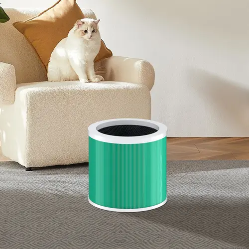 MORENTO 1800 Genuine Air Purifier Replacement Filter, 3-in-1 Filtration System, High-Efficiency Activated Carbon, True HEPA Filters (Portable Compatible)