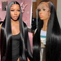 Bling Hair Thick Lightweight 13x6 Human Hair Lace Front Wig with 13x4 Transparent Lace Hairline, Natural Straight Indian Wig for Black Women, 180 Density #TikTokShopBackToSchool