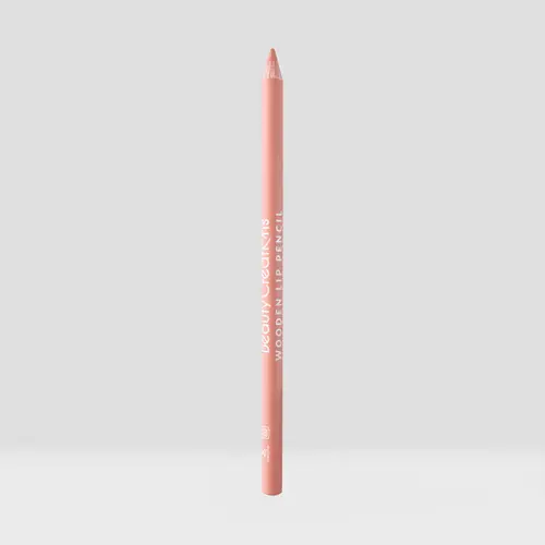 Beauty Creations Wooden Lipliner Cosmetic, Creamy Texture Lip Crayon, Long-Lasting Makeup for Daily Use