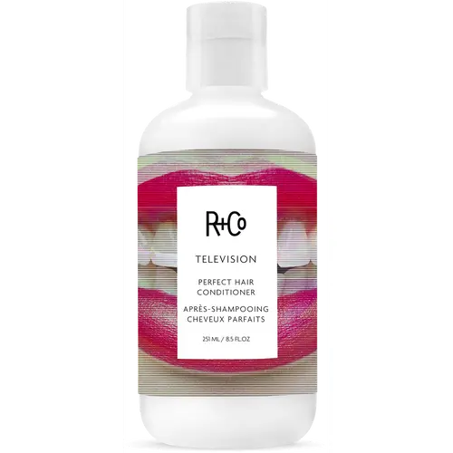 R+Co TELEVISION Perfect Hair Conditioner - Shea Butter, Juniper Fruit Extract for Stronger, Healthier-Looking Hair, 8.5oz