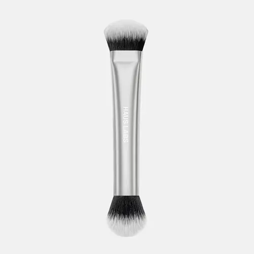 HAUS LABS Dual-Ended Multi-Purpose Brush | Cream & Powder Formulas