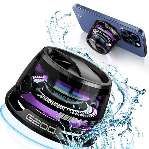 Portable Bluetooth Speaker Magnetic Wireless Speaker Loud HD Stereo Surround Sound Strong Deep Bass Suitable for Home/Outdoor/Party/Beach and Other Occasions Electronic Gadgets Holiday Gifts and Other Multi-Purposes