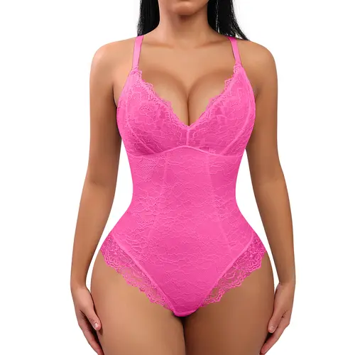 FeelinGirl #live Sexy Lace Bodysuits Shapewear for Womenswear Thong Seamless WomenswearMesh Straps Clothing Sale Valentine's Day Gift
