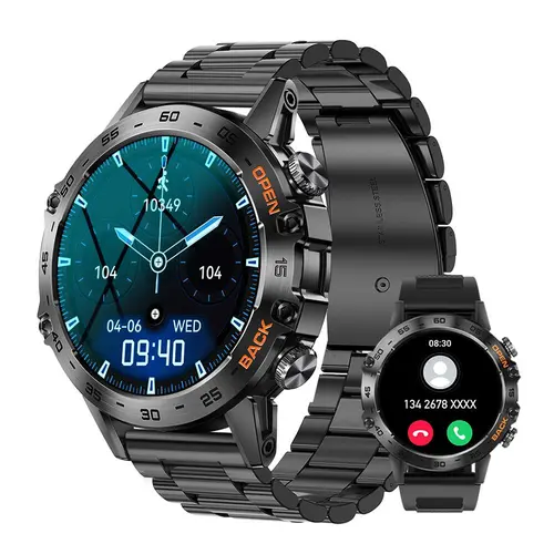 Multifunctional Smart Watch, 1.39 Inch Touch Screen Digital Watch with Silicone Watch Band, IP67 Waterproof Sports Watch, Durable Watch for Men Gift, Smartwatch With Calls, Step Tracker Watch, smartwatch with pedometer, Sports Tracking Smartwatch