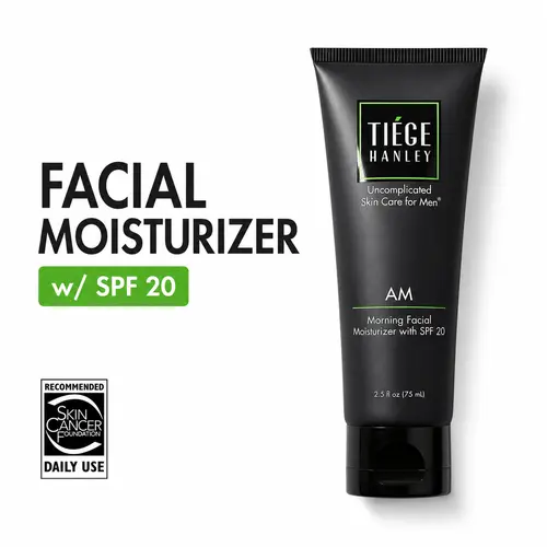 Tiege Hanley AM SPF Moisturizer - Daily Hydration + Sun Protection (2.5 fl oz)