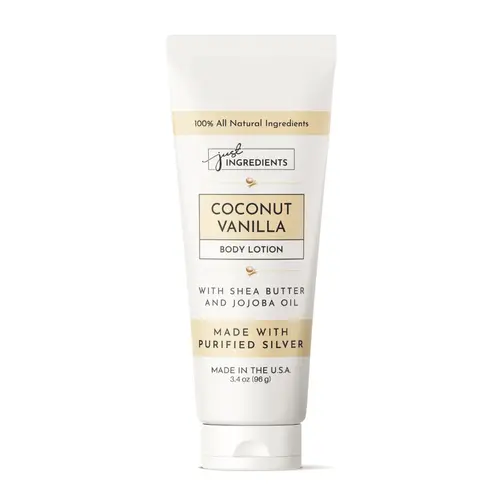 Just Ingredients Daily Body Lotion: Coconut Vanilla, Vanilla Mint, Eucalyptus Mint, Tropical Paradise | Hydrating | Gentle | Shea | Jojoba | Moisturizer | Skin Repair