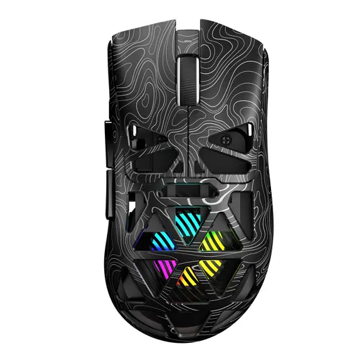 [New]AULA SC620 Wireless Gaming Mouse – Tri-Mode 2.4G/BT 5.3/USB-C, 12000 DPI RGB Programmable Mouse with Macro & Rapid Fire for PC, Laptop, Mac keyboards for gaming, Gaming Accessories,back to school,back to school haul