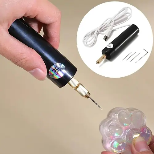 5v Portable Mini Electric Drill, Usb Powered Handheld Drill, Multifunctional Drill Tool, High Precision Tool for Jewelry Making, Woodworking, Power Tools, Work Equipment for Men, Tools and Gadgets, Polishing, Diy Tool