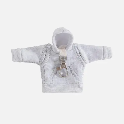 Aelfric Eden Cotton Mini Hoodie Keychain - Unisex Aesthetic Cute Hangable Gift Keychain, Fashion Accessory for Daily Use, Car Attachment