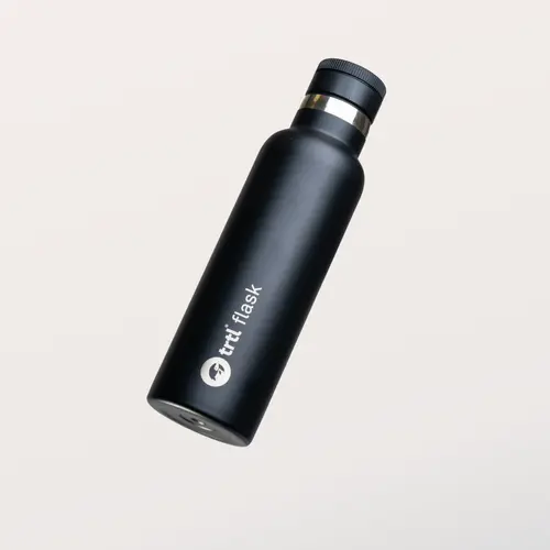 TRTL FLASK Unisex Portable Sports Water Bottle with Lid for Active Use