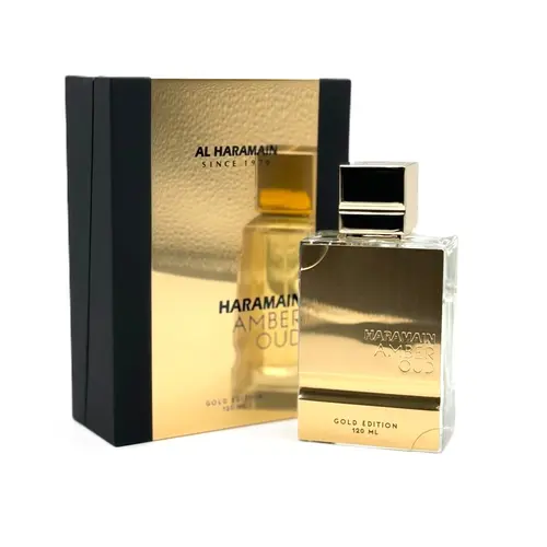 Unisex Al Haramain Amber Oud Gold Edition Eau De Parfum (4.0 fl oz) - Luxury Packaged, High Quality Fragrance with Fruity Musk, Golden Vanilla Musk, Delightful Scents, Non Toxic for Adults