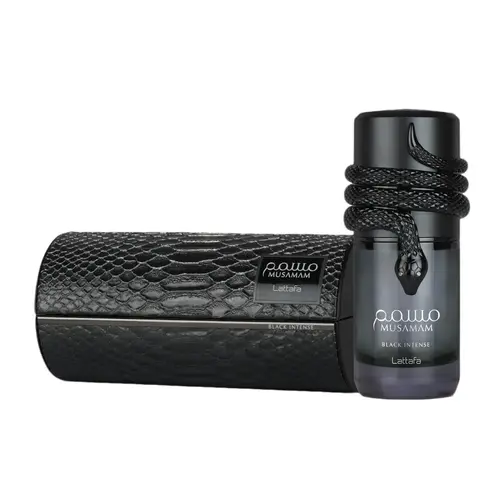 Lattafa Musamam Black Intense for Unisex Eau de Parfum Spray, 3.4 Ounce